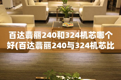 百達(dá)翡麗240和324機(jī)芯哪個好(百達(dá)翡麗240與324機(jī)芯比較：哪個更適合您？)