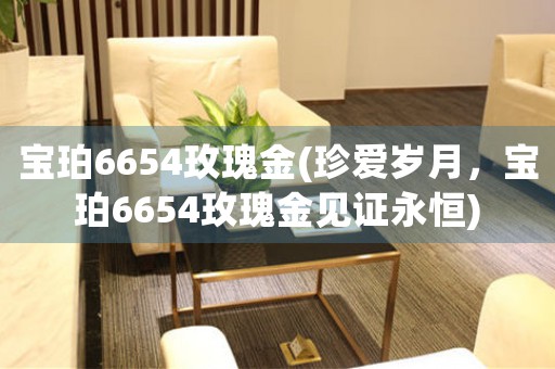 寶珀6654玫瑰金(珍愛歲月，寶珀6654玫瑰金見證永恒)