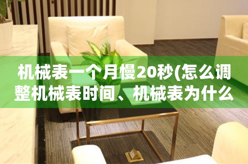 機械表一個月慢20秒(怎么調整機械表時間、機械表為什么會慢)