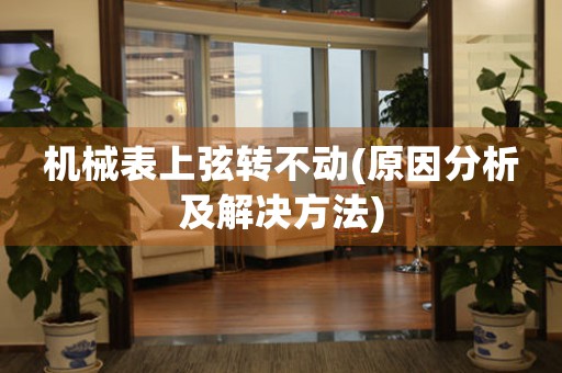 機械表上弦轉(zhuǎn)不動(原因分析及解決方法)