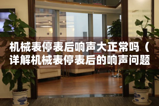 機械表停表后響聲大正常嗎（詳解機械表停表后的響聲問題）