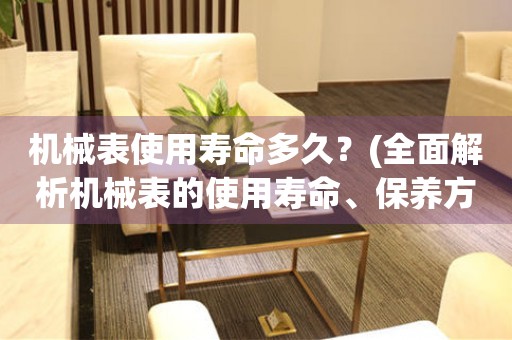 機(jī)械表使用壽命多久？(全面解析機(jī)械表的使用壽命、保養(yǎng)方法和維護(hù)技巧)