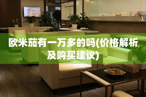 歐米茄有一萬(wàn)多的嗎(價(jià)格解析及購(gòu)買(mǎi)建議)