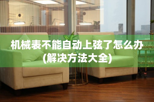 機(jī)械表不能自動(dòng)上弦了怎么辦(解決方法大全)