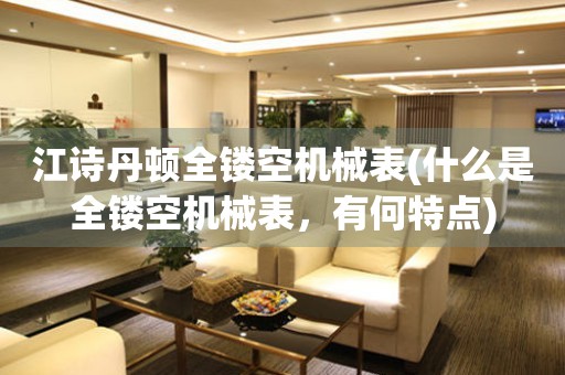 江詩(shī)丹頓全鏤空機(jī)械表(什么是全鏤空機(jī)械表，有何特點(diǎn))