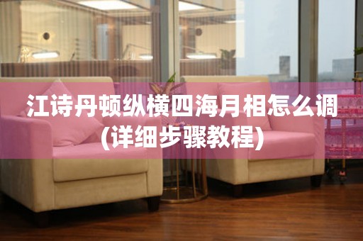 江詩丹頓縱橫四海月相怎么調(diào)(詳細(xì)步驟教程)