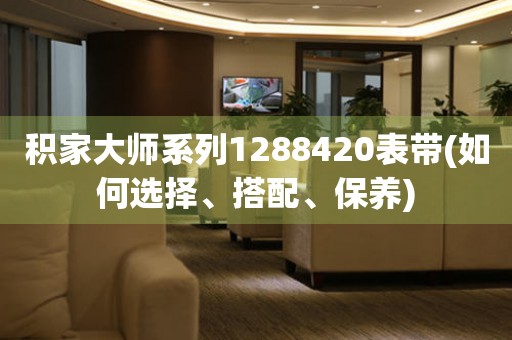積家大師系列1288420表帶(如何選擇、搭配、保養(yǎng))