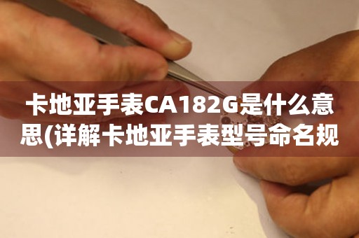 卡地亞手表CA182G是什么意思(詳解卡地亞手表型號(hào)命名規(guī)則)