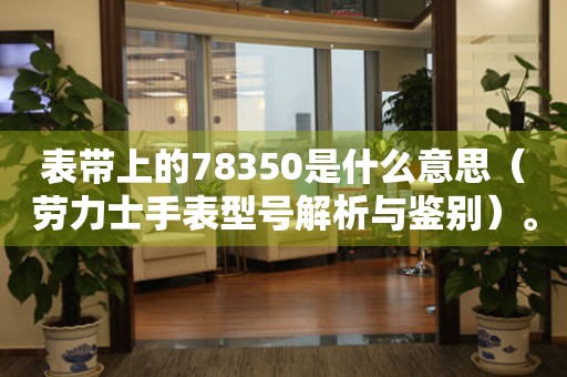 表帶上的78350是什么意思（勞力士手表型號解析與鑒別）。