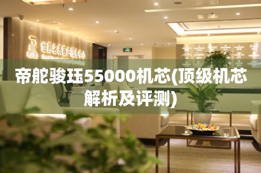 帝舵駿玨55000機芯(頂級機芯解析及評測)