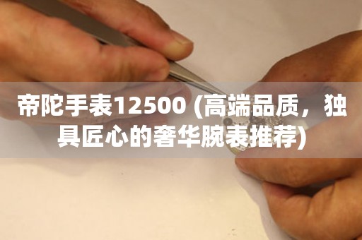 帝陀手表12500 (高端品質，獨具匠心的奢華腕表推薦)