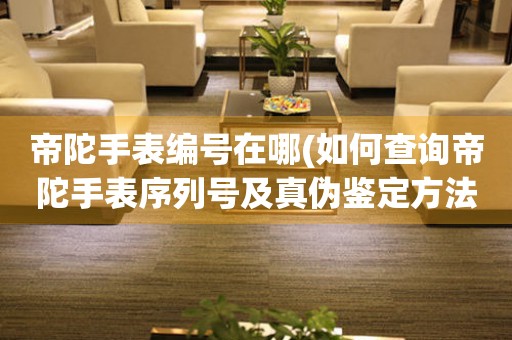 帝陀手表編號(hào)在哪(如何查詢帝陀手表序列號(hào)及真?zhèn)舞b定方法)
