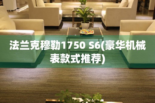 法蘭克穆勒1750 S6(豪華機(jī)械表款式推薦)