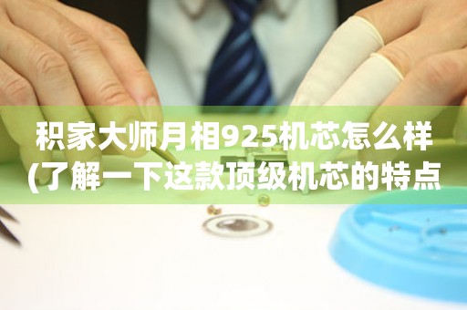 積家大師月相925機(jī)芯怎么樣(了解一下這款頂級(jí)機(jī)芯的特點(diǎn)和優(yōu)勢(shì))