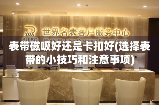 表帶磁吸好還是卡扣好(選擇表帶的小技巧和注意事項(xiàng))