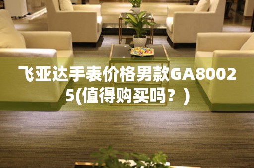 飛亞達(dá)手表價格男款GA80025(值得購買嗎？)