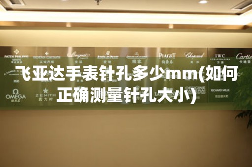 飛亞達(dá)手表針孔多少mm(如何正確測量針孔大小)