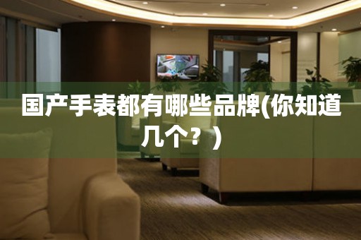 國(guó)產(chǎn)手表都有哪些品牌(你知道幾個(gè)？)