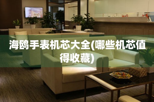 海鷗手表機芯大全(哪些機芯值得收藏)