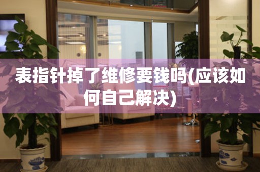 表指針掉了維修要錢嗎(應(yīng)該如何自己解決)