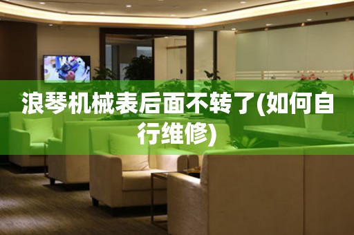 浪琴機械表后面不轉(zhuǎn)了(如何自行維修)