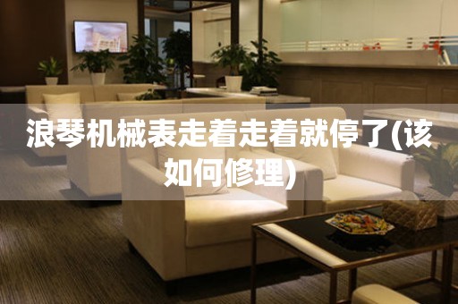浪琴機械表走著走著就停了(該如何修理)
