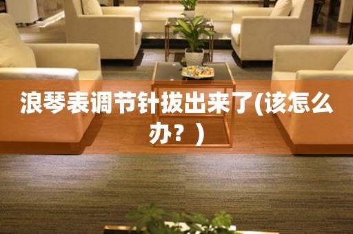 浪琴表調(diào)節(jié)針拔出來了(該怎么辦？)