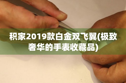 積家2019款白金雙飛翼(極致奢華的手表收藏品)