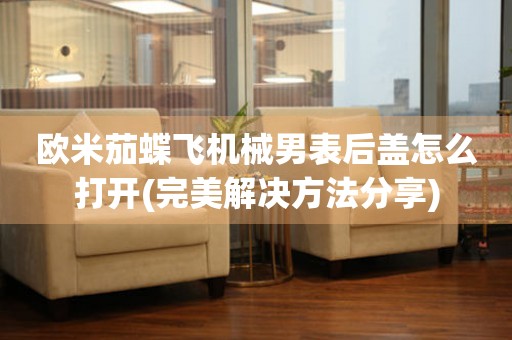 歐米茄蝶飛機械男表后蓋怎么打開(完美解決方法分享)