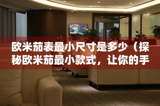 歐米茄表最小尺寸是多少（探秘歐米茄最小款式，讓你的手腕更加精致）