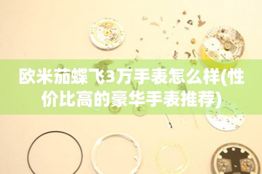 歐米茄蝶飛3萬手表怎么樣(性價(jià)比高的豪華手表推薦)