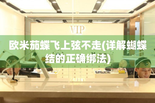 歐米茄蝶飛上弦不走(詳解蝴蝶結(jié)的正確綁法)
