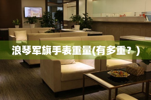 浪琴軍旗手表重量(有多重？)