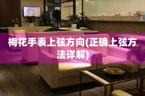 梅花手表上弦方向(正確上弦方法詳解)