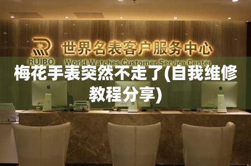 梅花手表突然不走了(自我維修教程分享)