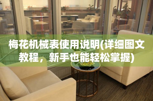 梅花機械表使用說明(詳細圖文教程，新手也能輕松掌握)
