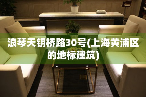 浪琴天鑰橋路30號(hào)(上海黃浦區(qū)的地標(biāo)建筑)