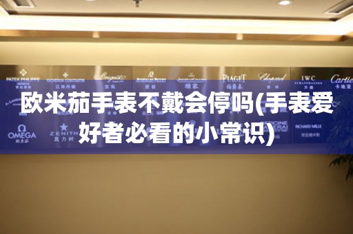 歐米茄手表不戴會停嗎(手表愛好者必看的小常識)