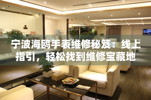 寧波海鷗手表維修秘笈：線上指引，輕松找到維修寶藏地