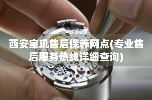 西安寶璣售后保養(yǎng)網(wǎng)點(diǎn)(專業(yè)售后服務(wù)熱線詳細(xì)查詢)