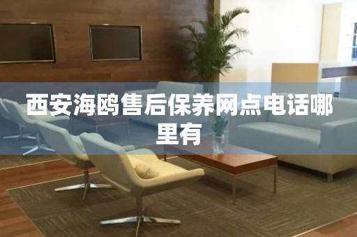 西安海鷗售后保養(yǎng)網(wǎng)點(diǎn)電話哪里有