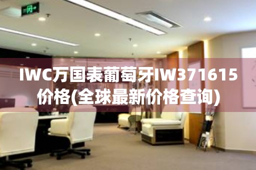 IWC萬國表葡萄牙IW371615價格(全球最新價格查詢)