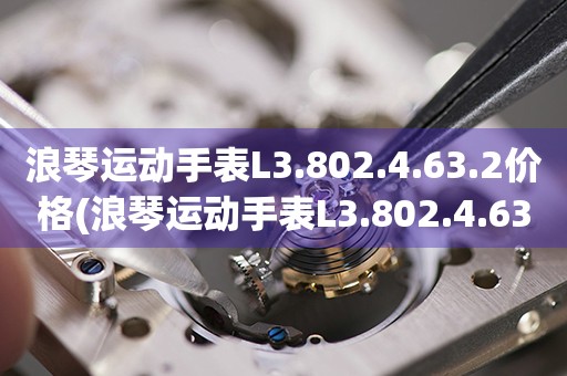 浪琴運動手表L3.802.4.63.2價格(浪琴運動手表L3.802.4.63.2價格查詢與比較)