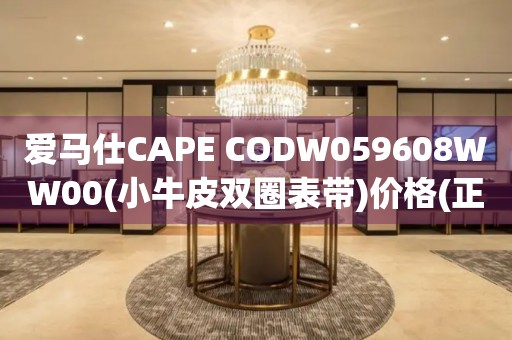 愛馬仕CAPE CODW059608WW00(小牛皮雙圈表帶)價格(正品愛馬仕CAPE CODW059608WW00小牛皮雙圈表帶多少錢)