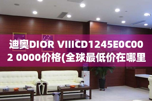 迪奧DIOR VIIICD1245E0C002 0000價(jià)格(全球最低價(jià)在哪里買？)