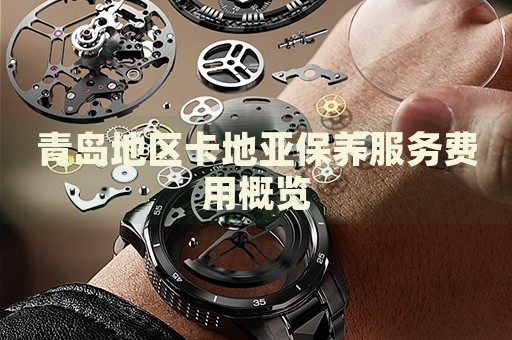 青島地區(qū)卡地亞保養(yǎng)服務(wù)費(fèi)用概覽