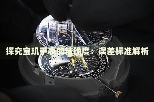 探究寶璣手表的精確度：誤差標(biāo)準(zhǔn)解析