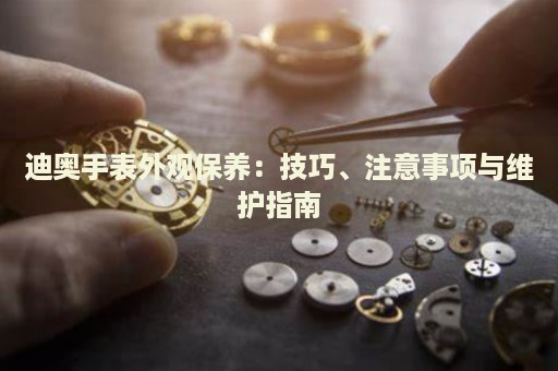 迪奧手表外觀保養(yǎng)：技巧、注意事項(xiàng)與維護(hù)指南