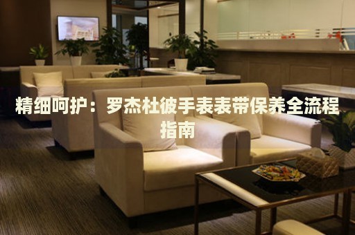 精細呵護：羅杰杜彼手表表帶保養(yǎng)全流程指南