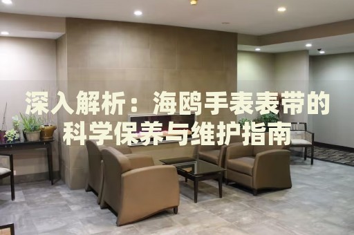 深入解析：海鷗手表表帶的科學(xué)保養(yǎng)與維護(hù)指南
